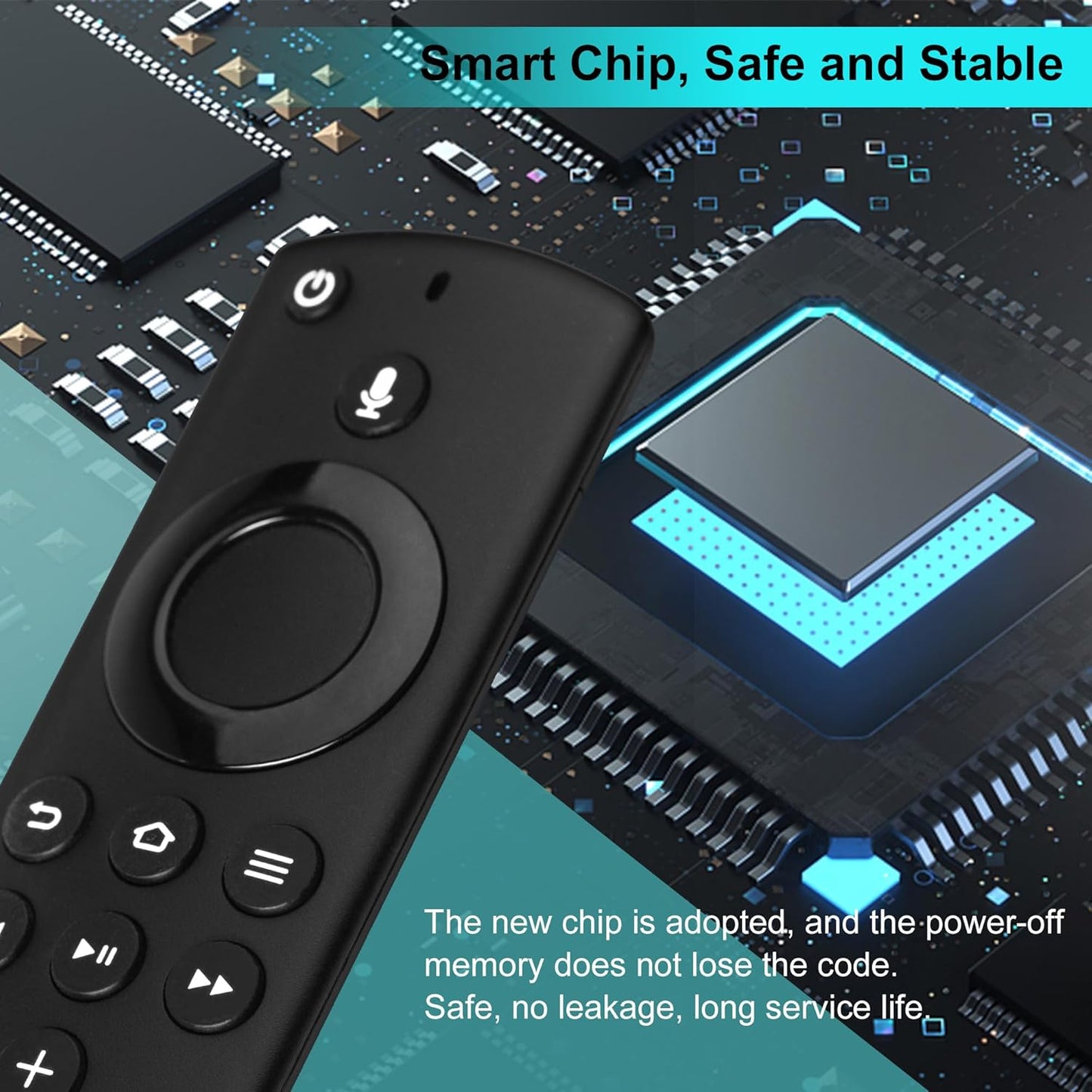 Voice Remote Replacement for TV Stick 4K,TVs Stick(2nd Gen,Lite),TV Cube(1st/2nd Gen),Smart TV(3rd Gen),Not for Insignia-Toshiba-Pioneer-Smart-TV Black Black