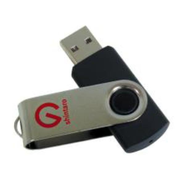 Shintaro 128GB Rotating Pocket Disk USB3.2 Gen 1 - Backwards compatible with USB 2.0 & USB 3.0/3.2
