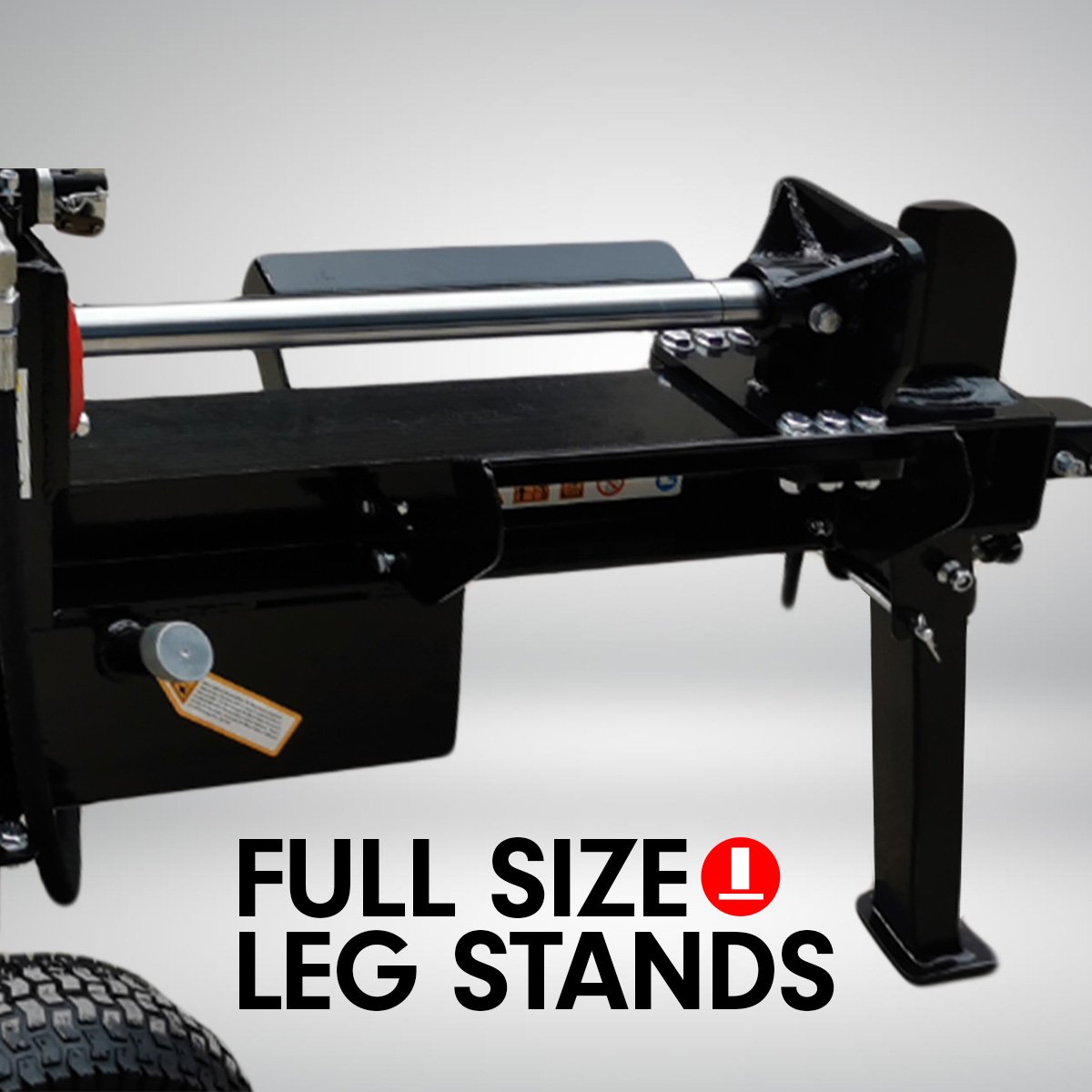 Yukon 18 Ton Petrol Log Splitter Wood Cutter Hydraulic Ram Wood Cutter Firewood Chopper Axe Wedge