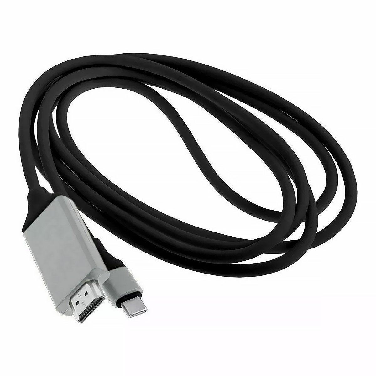 2M USB C Type-C to HDMI Digital TV Adapter Cable For Android Mobile Phone Tablet - White