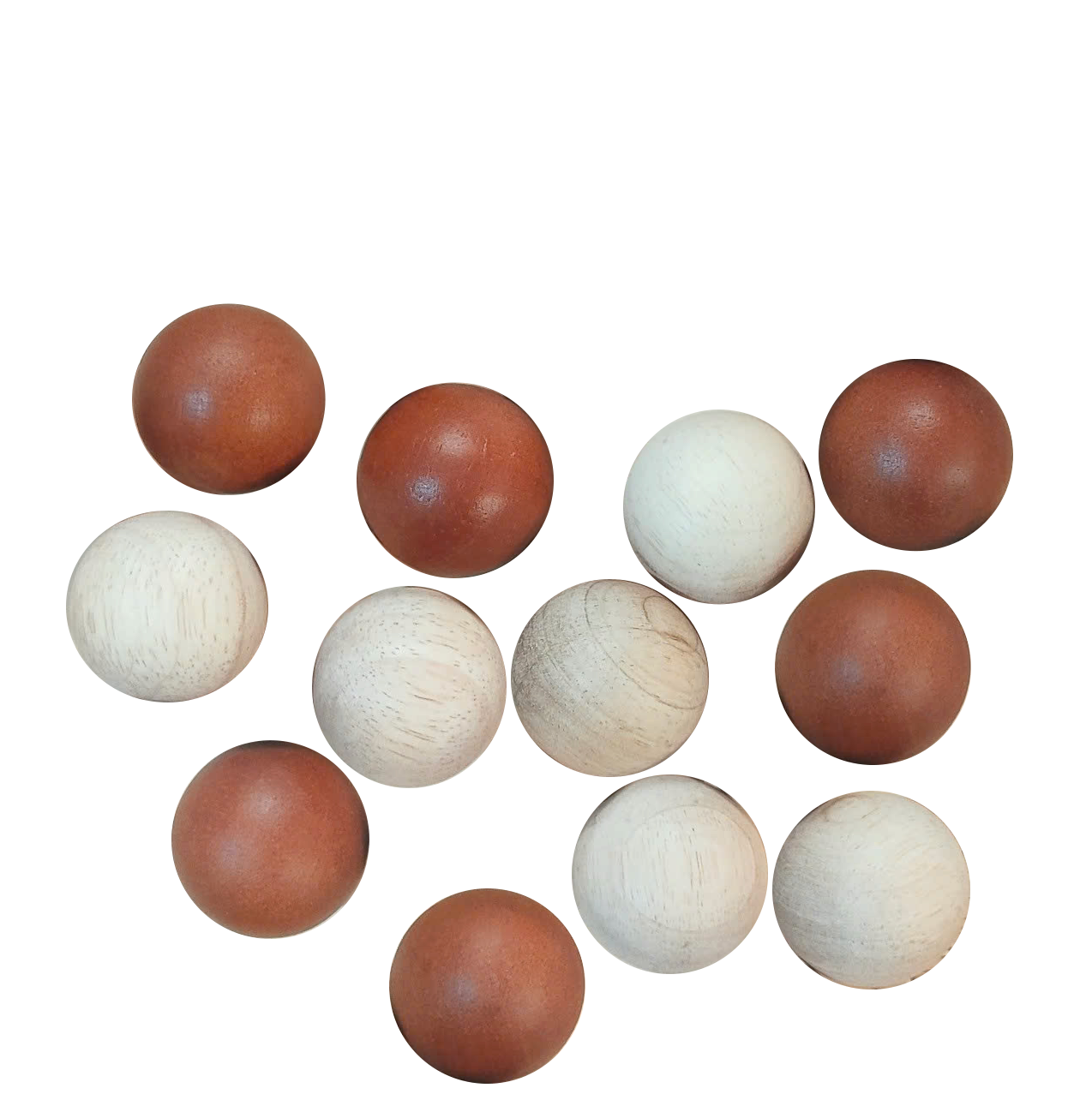 Two tone balls set of 12