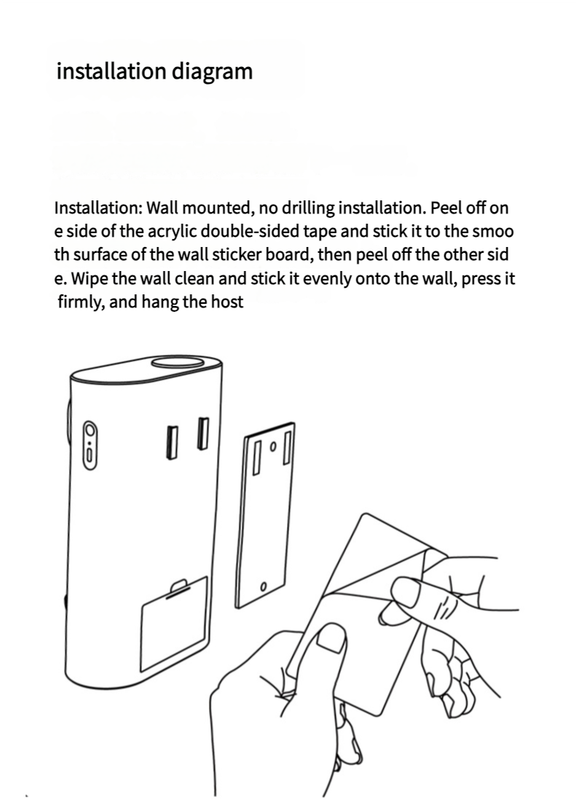 Smart Automatic Mouthwash Dispenser - Wall-Mounted, 3 Adjustable Levels, LED Display & Magnetic Cups(Black)