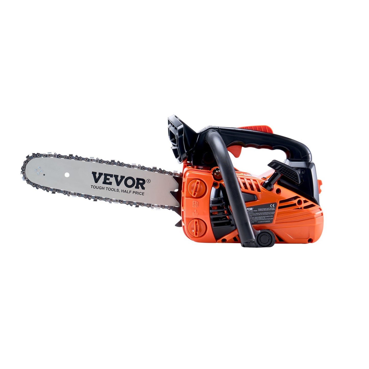 VEVOR 25.4CC 304.8mm Gasoline Chainsaw Powered Wood Cutting Engine Gas Chain Saw
