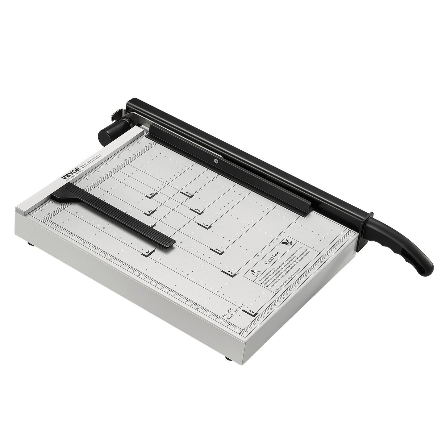 VEVOR Paper Cutter, Guillotine Trimmer, 381 mm Cut Length, 16 Sheets Capacity, Heavy Duty Guillotine Paper Cutter with Guard Rail/Blade Lock for Cardstock/Cardboard, Paper Trimmer for Home Office