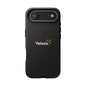 Veloza Branded Tough Phone Case — Slim Protective Black Case with Logo
