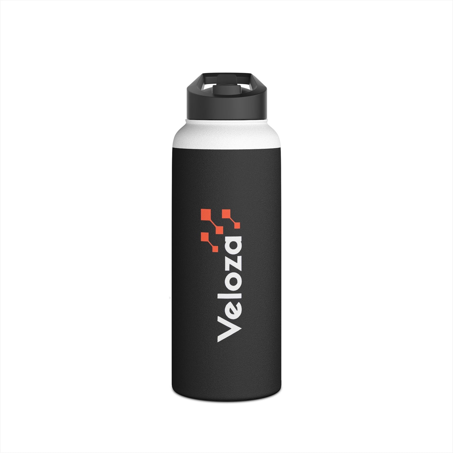 Veloza Branded Stainless Steel Water Bottle, Standard Lid