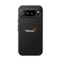 Veloza Branded Tough Phone Case — Slim Protective Black Case with Logo