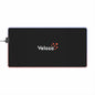 Veloza Branded RGB LED Gaming Mouse Pad — Extended RGB Desk Mat with Smooth Surface & Anti-Slip Base