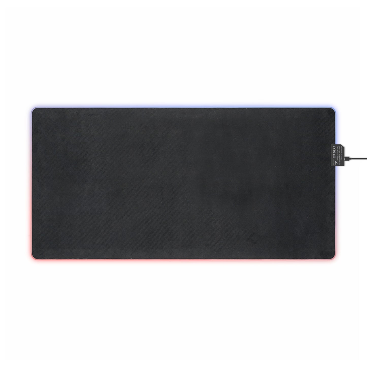 Veloza Branded RGB LED Gaming Mouse Pad — Extended RGB Desk Mat with Smooth Surface & Anti-Slip Base