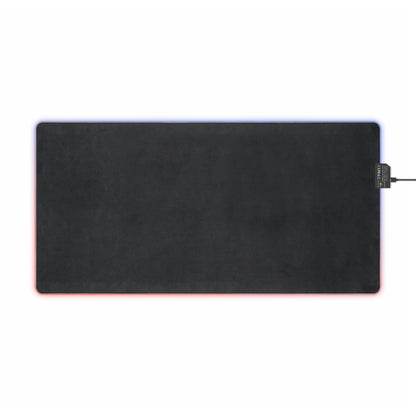 Veloza Branded RGB LED Gaming Mouse Pad — Extended RGB Desk Mat with Smooth Surface & Anti-Slip Base