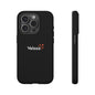 Veloza Branded Tough Phone Case — Slim Protective Black Case with Logo