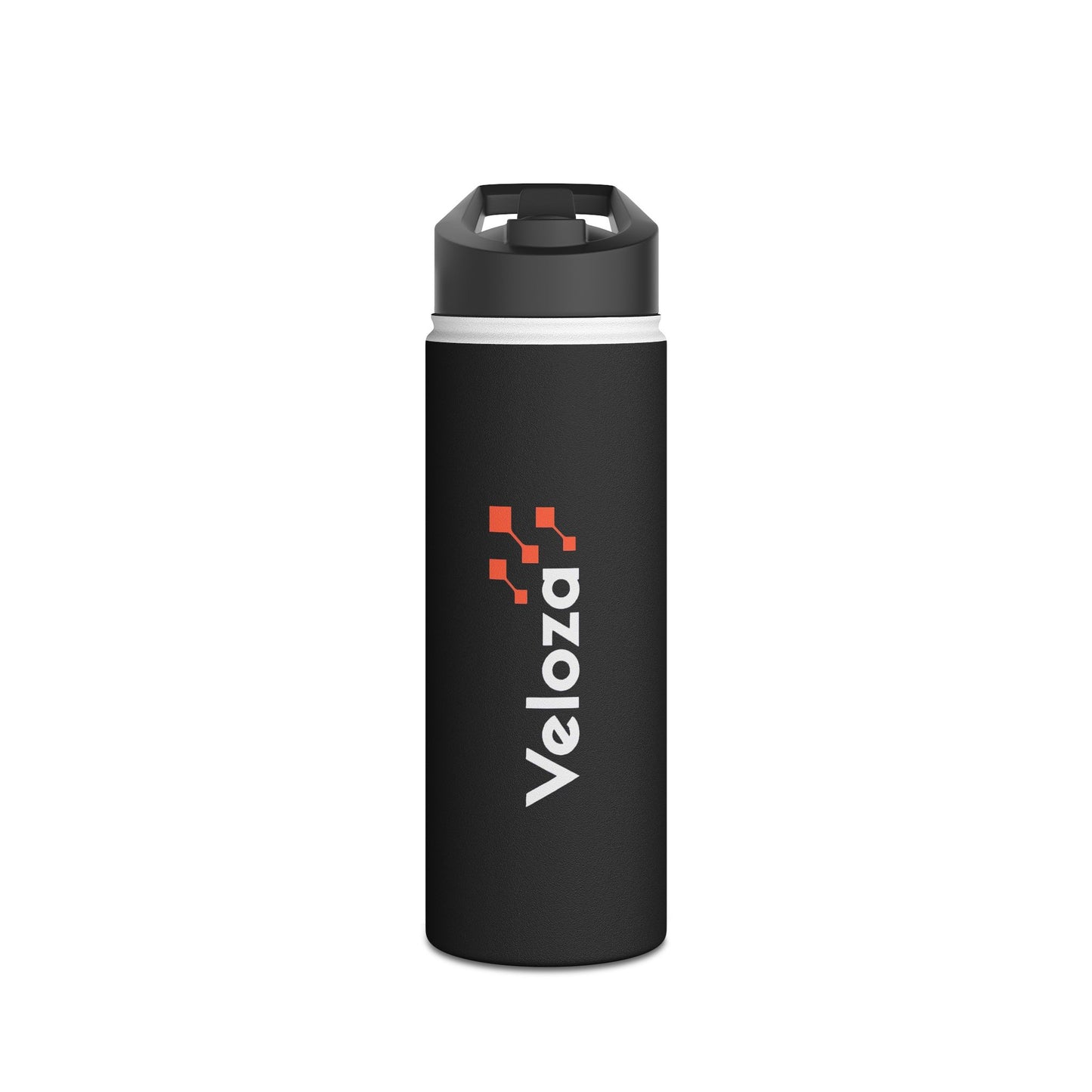 Veloza Branded Stainless Steel Water Bottle, Standard Lid