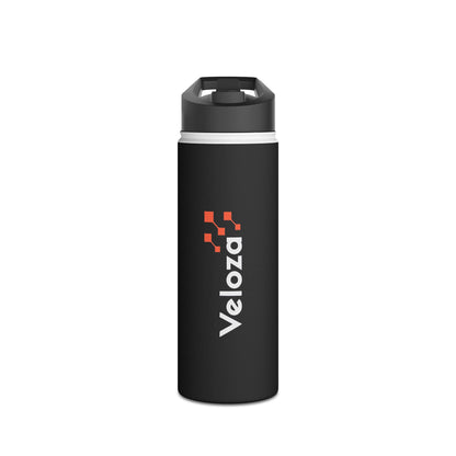 Veloza Branded Stainless Steel Water Bottle, Standard Lid