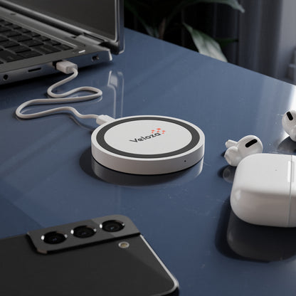 Veloza Branded Wireless Charging Pad — Fast Qi Charger