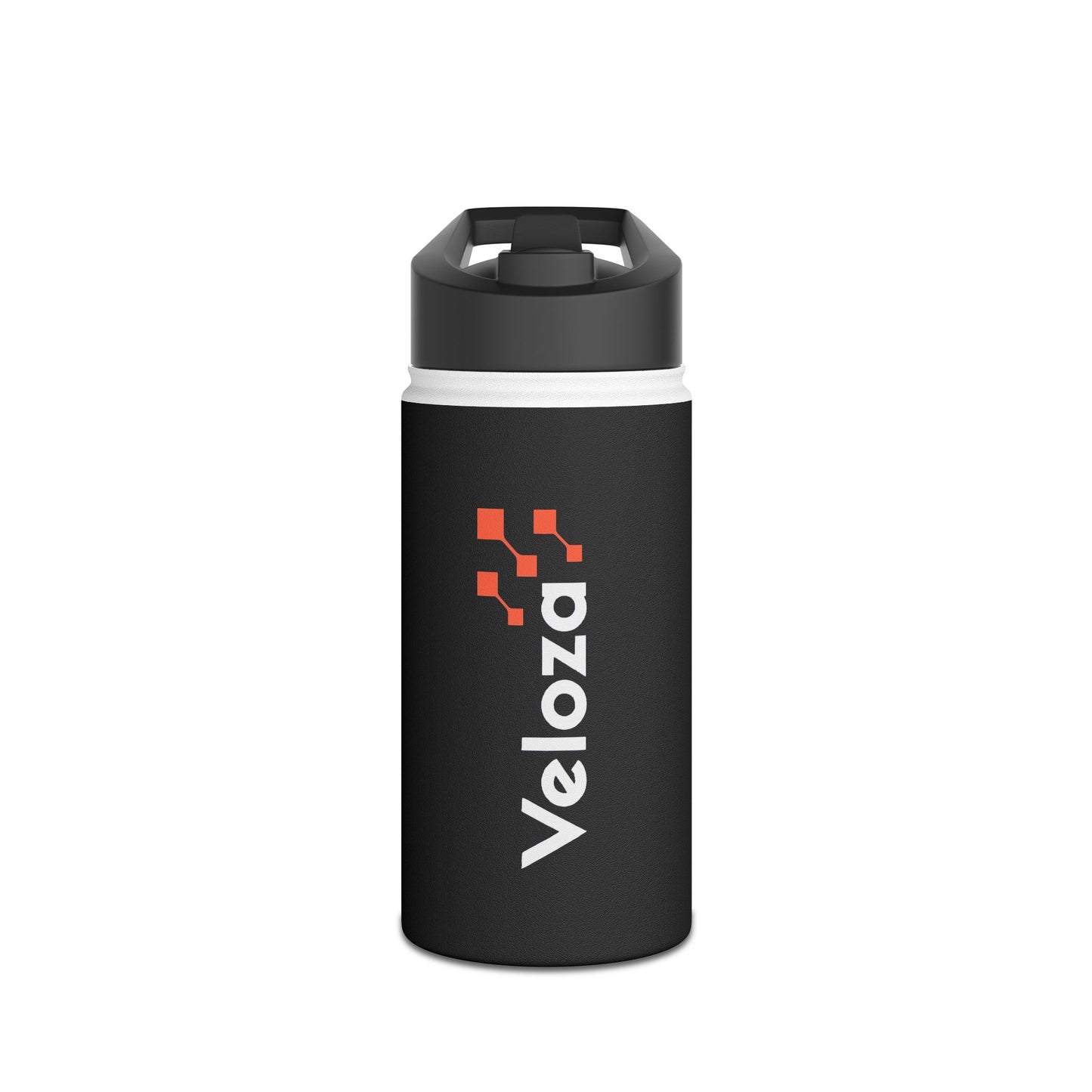 Veloza Branded Stainless Steel Water Bottle, Standard Lid