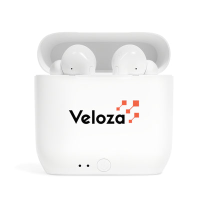 Veloza Branded Essos Wireless Earbuds – Compact True Wireless Earbuds with Charging Case