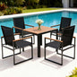 Gardeon 5PCS Outdoor Dining Set Table and Chairs Patio Garden Furniture Bistro Set