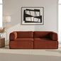 Artiss Convertible Folding Sofa Bed Orange