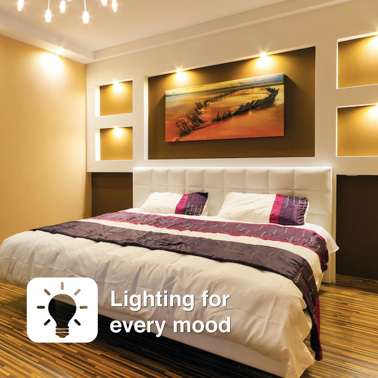 Laser 5W Smart White Bulb E14 - App & Voice Controlled