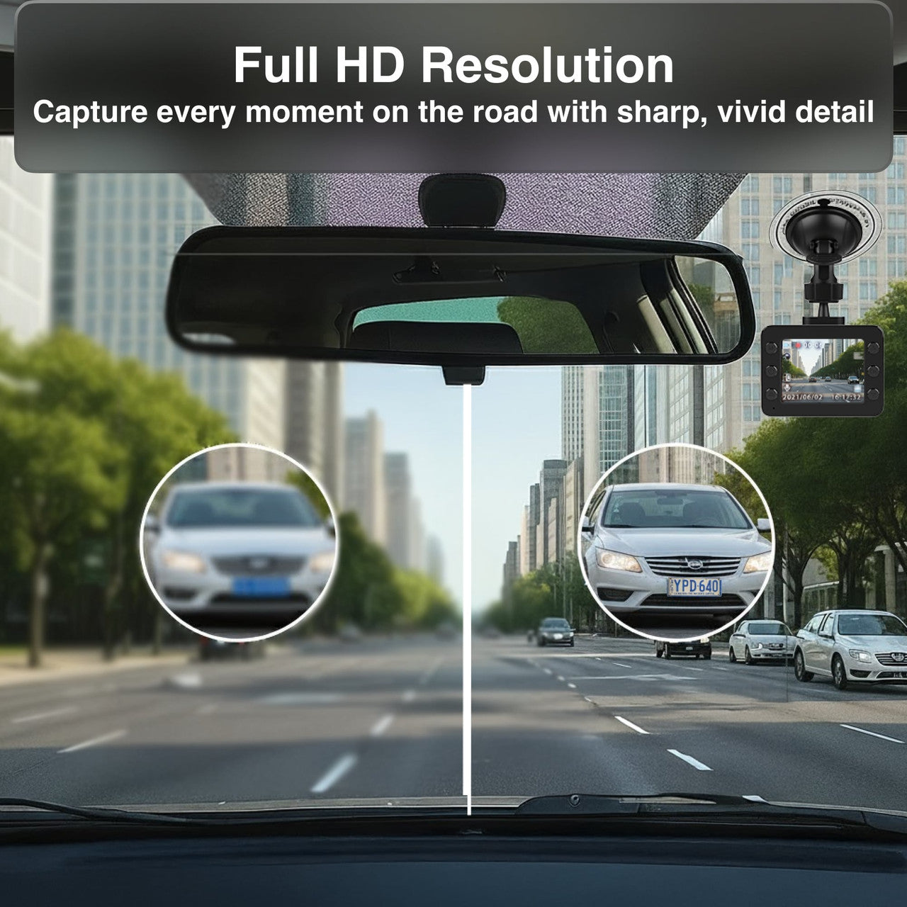 Laser Full HD Dash Camera 2.5 Inch Display