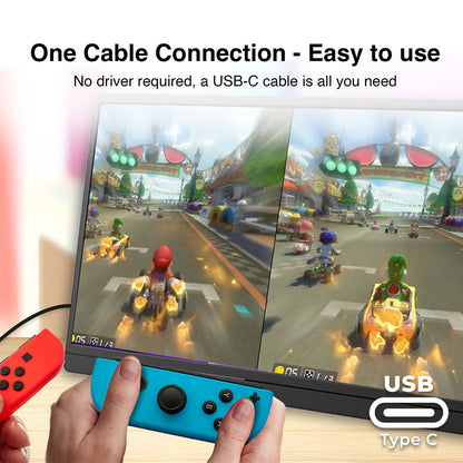 Laser 15.6 Portable Monitor with touch screen