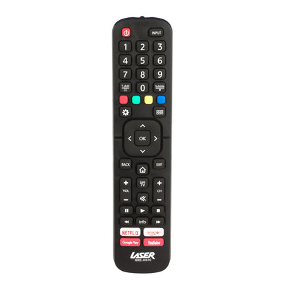 Laser Remote Control for Hisense TV Black
