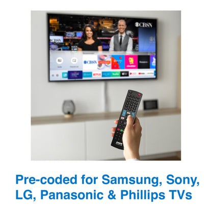 Laser Universal TV Remote for Smart & LED TVs