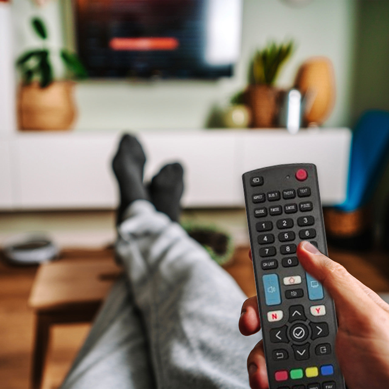 Laser Universal TV Remote for Smart & LED TVs