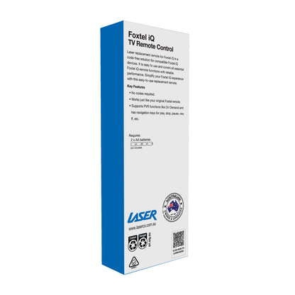 Laser Foxtel iQ Replacement Remote Control