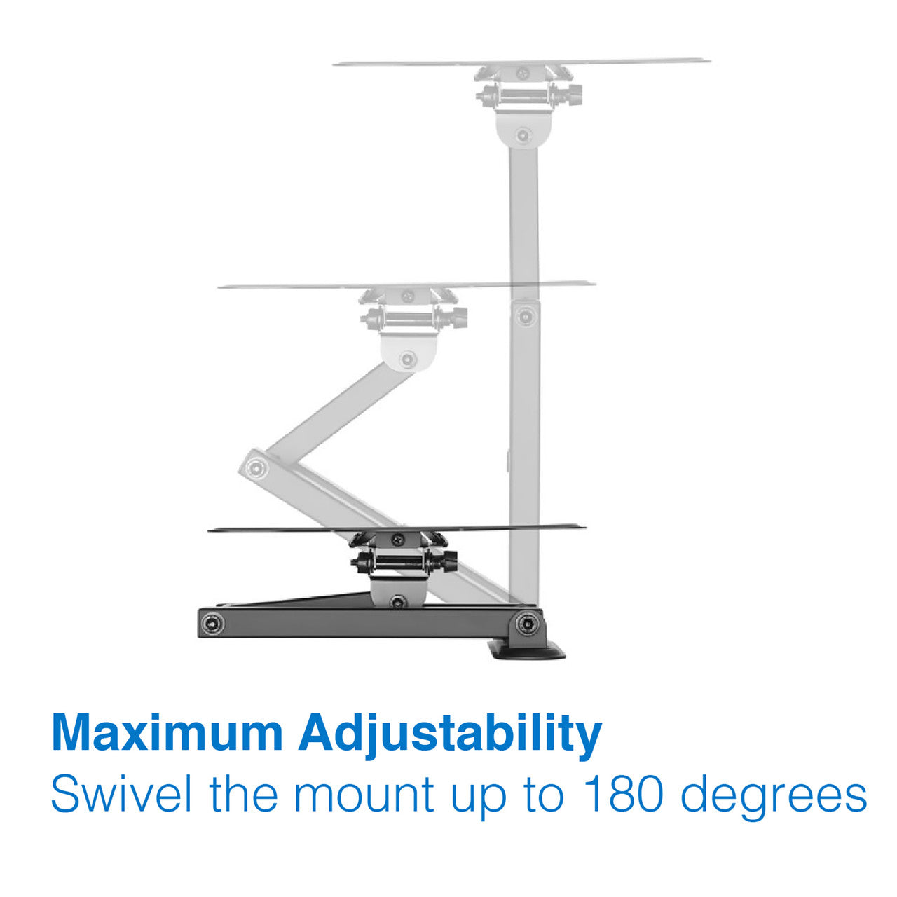 Laser Full Motion TV Wall Mount for 23 inches - 42 inches Panels
