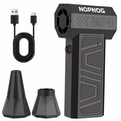 Wireless turbojet dust collector, 130,000 RPM power, lightweight ABS jet hair dryer, a multi-scenario cleaning tool for home, office, car and camping