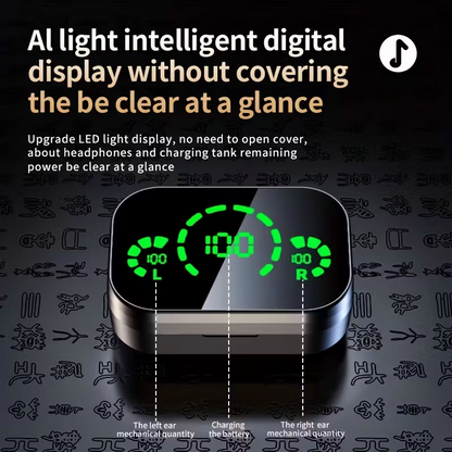 New wireless headphones mini earbuds TWS stereo headphones, compatible with both Apple and Android phones