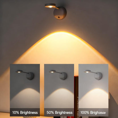 Wireless Smart LED Wall Light: Rechargeable, Motion-Sensor & Remote-Controlled, No-Drill Mount for Home Decor & Task Lighting