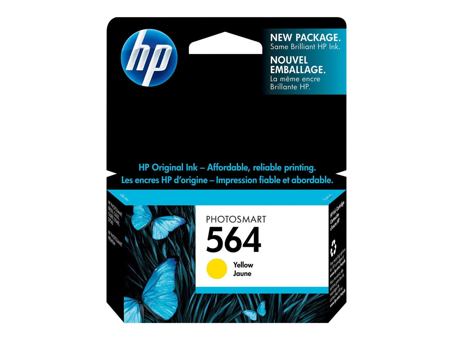 HP 564 YELLOW INK CARTRIDGE