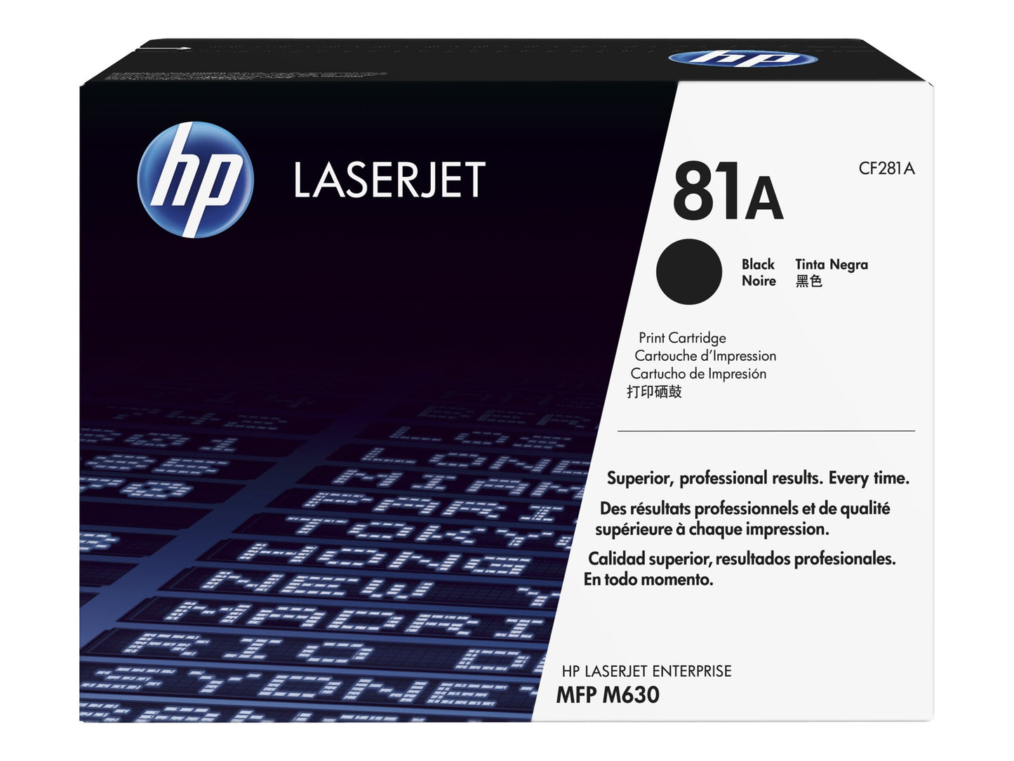 HP 81A BLACK TONER - FOR M604,M605, M606, M630 SERIES PRINTERS