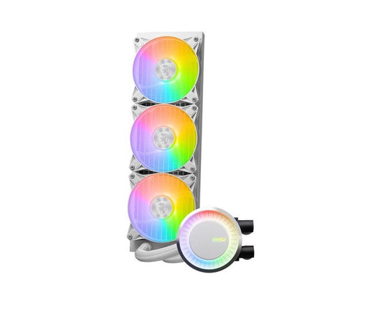 MSI MAG CORELIQUID E360 WHITE Liquid CPU Cooler, LGA 1150/1151/1155/1156/1200/1700/AM5/AM4/TR4/sTRx4 3y warranty