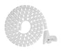 Brateck 15mm/0.59' Diameter Coiled Tube Cable Sleeve Material Polyethylene(PE) Dimensions 1000x15mm - White (LS)