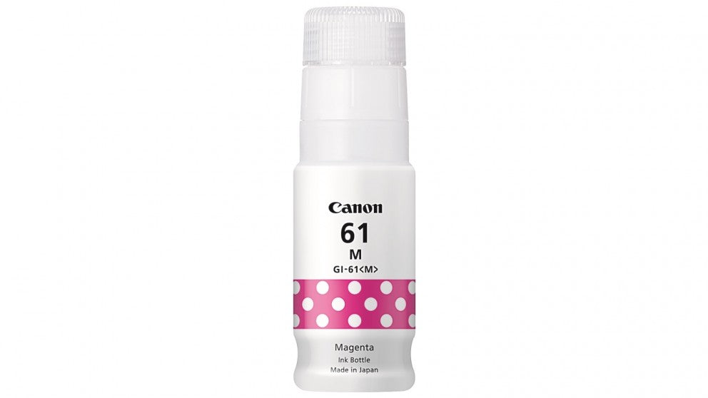 CANON GI61M MAGENTA INK BOTTLE FOR G3620 G3625 G3660 - 7.7K PAGE YIELD