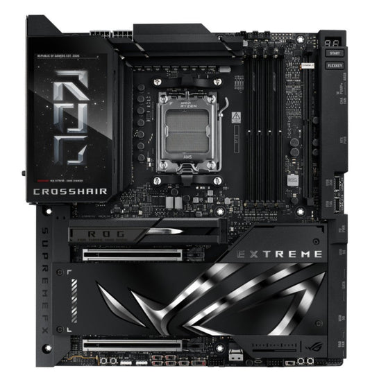 ASUS AMD ROG CROSSHAIR X870E EXTREME (AM5) E-ATX  Motherboard 4x DDR5 256GB, 2 x PCIe 5.0 x16 slots with Q-Release Slim, 5 x M.2 slots, 1x SlimSAS