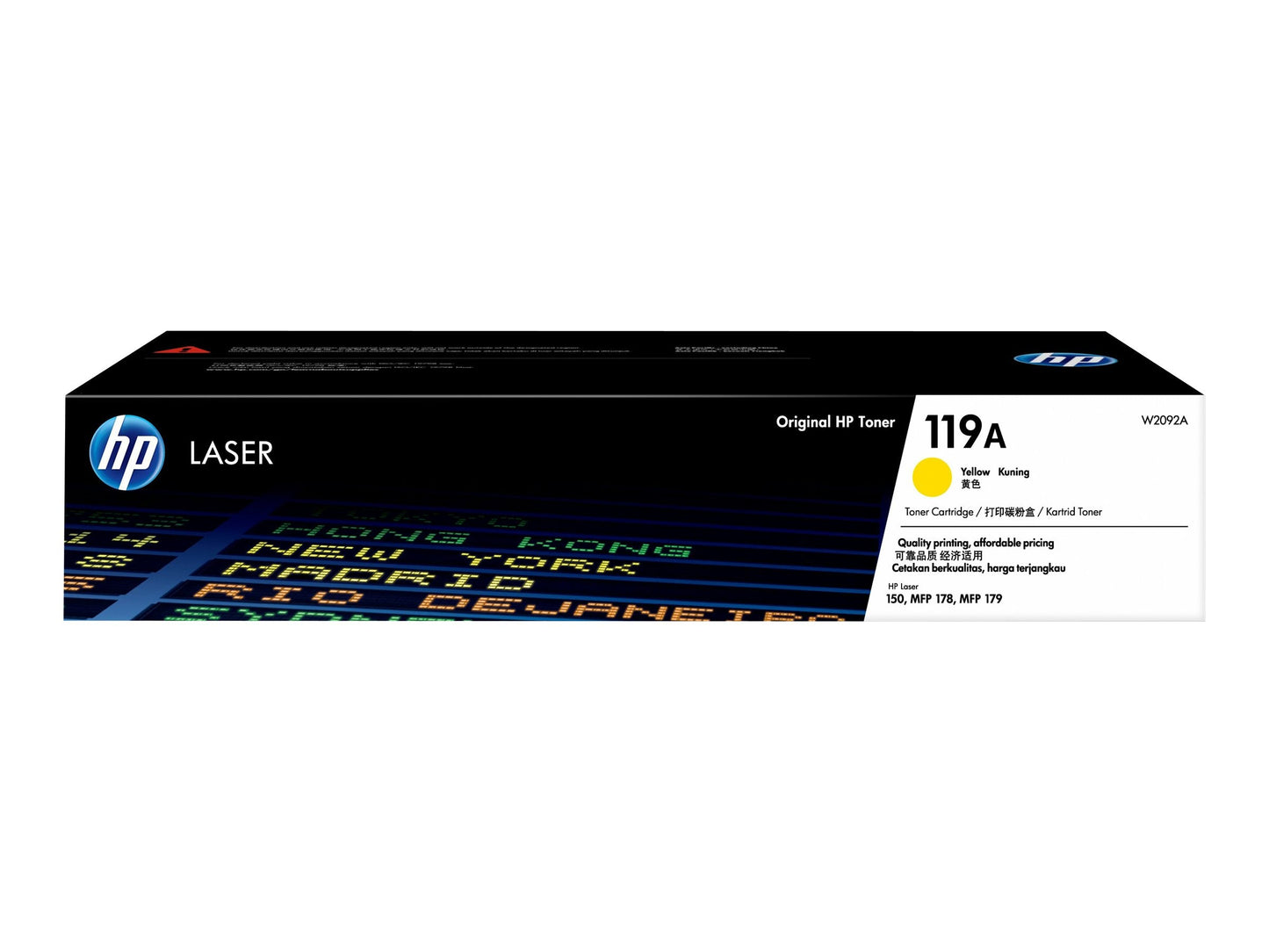 HP 119A YELLOW ORIGINAL LASER TONER CARTRIDGE
