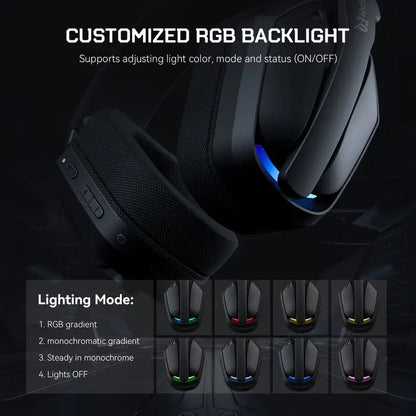 Wireless Gaming Headphones with Noise Cancelling Mic