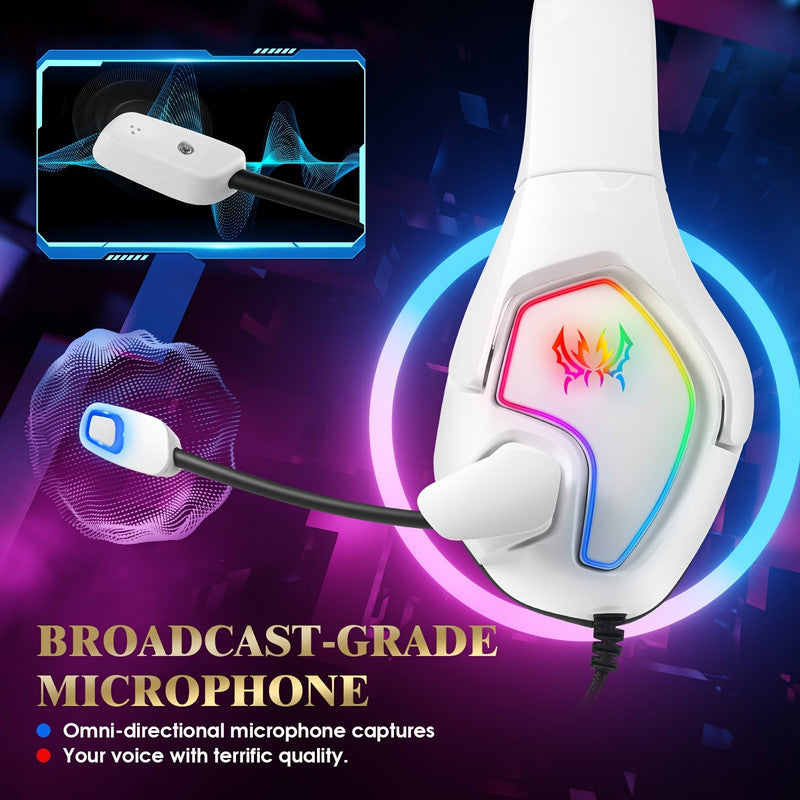 Stereo Gaming Headset for PS4 PS5 Xbox RGB 7.1