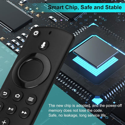 Voice Remote Replacement for TV Stick 4K,TVs Stick(2nd Gen,Lite),TV Cube(1st/2nd Gen),Smart TV(3rd Gen),Not for Insignia-Toshiba-Pioneer-Smart-TV Black  Black