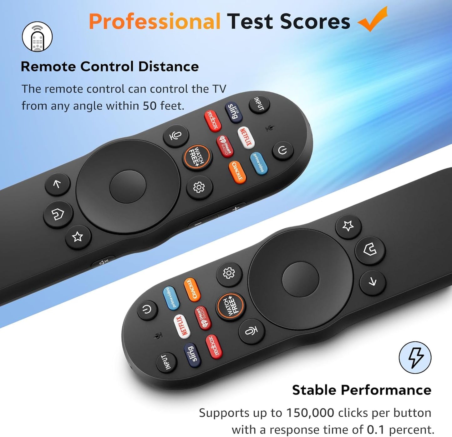 Voice Remote Control for Vizio-Smart-TV-Remote-Replacement XRT270 for Vizio FHD 4K Quantum D/P/M/V-Series Smart TV