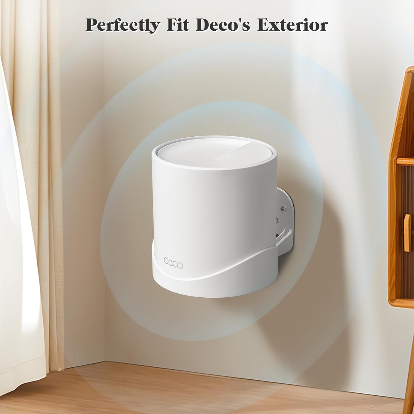 Wall Mount Bracket for TP-Link Deco X55/AX3000/X20/X50/X60/X4300 Pro/X5000/X5400 Pro/W3600/W4500/W6000 (3-Pack)