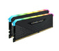 CORSAIR Vengeance RGB RT 32GB (2x16GB) DDR4 3200MHz C16 16-20-20-38 Heatspreader Desktop Gaming Memory Black for AMD