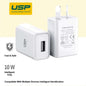 USP 10W USB-A Wall Charger Adapter - (6972475750435), Intelligent Chip, Fast and Safe Charger