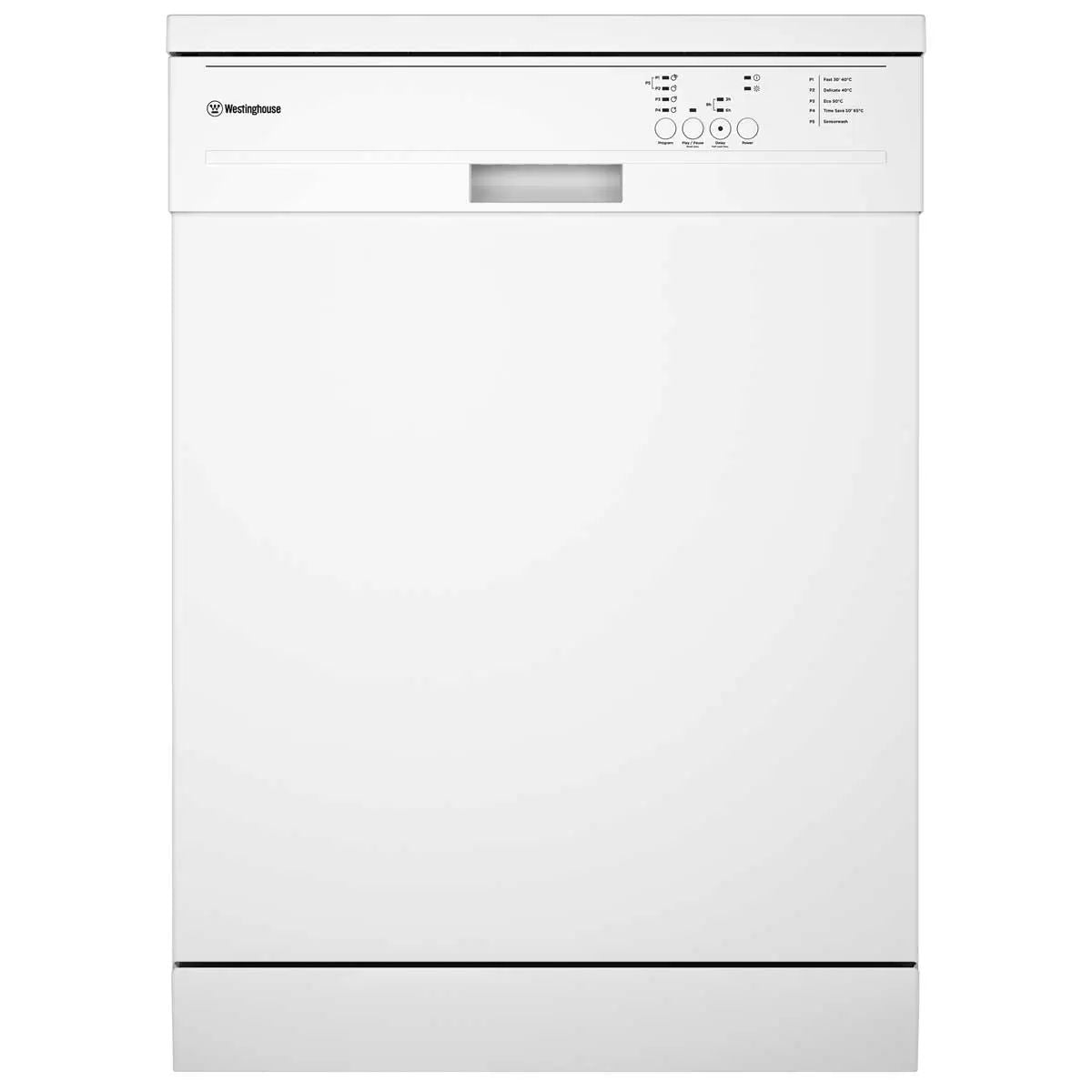 Westinghouse freestanding sensor dishwasher white
