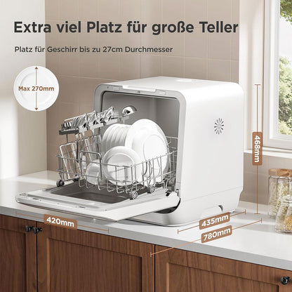 Midea 3rd Generation  Bench Top Mini Dishwasher
