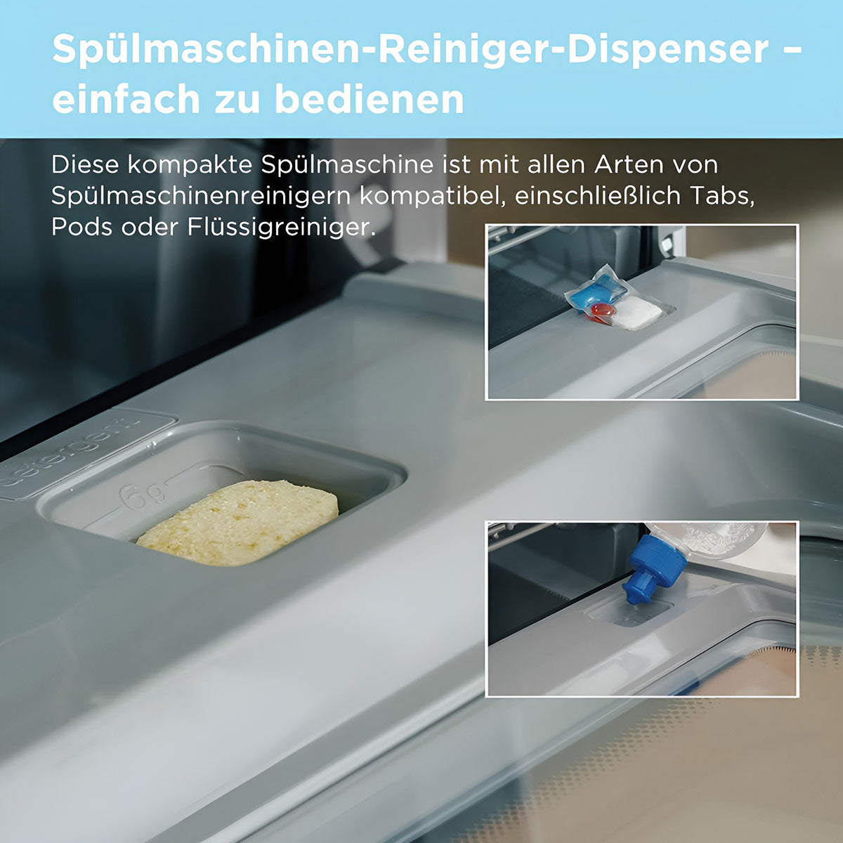 Midea 3rd Generation  Bench Top Mini Dishwasher